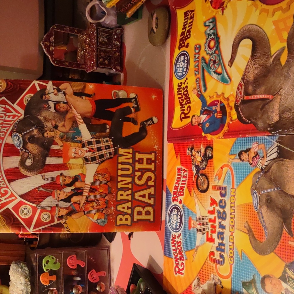 Ringling Bros And Barnum & Bailey The Greatest Show On Earth Books Set Of 3